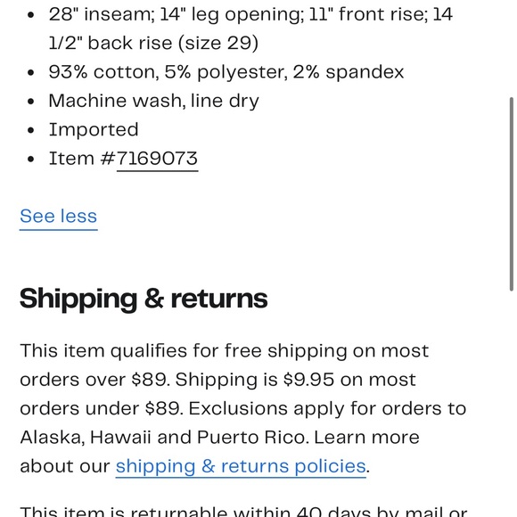 (23) NWT Paige Cindy Crop Jeans - Picture 10 of 10